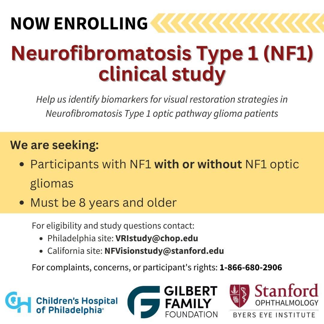 Stanford University's NF1 Optic Glioma Study Neurofibromatosis Network